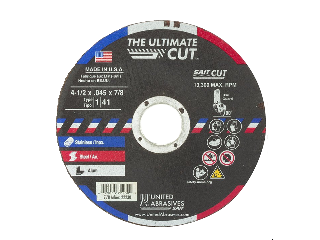The Ultimate Ceramic Cutoff Wheel, 4-1/2 In x .045 In x 7/8 In Arbor