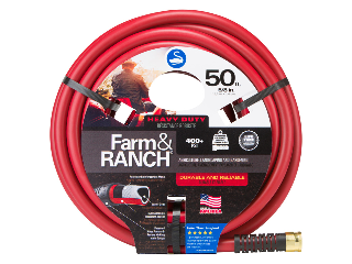 Farm and Ranch Heavy Duty Garden Hose, 5/8 In x 50 Ft