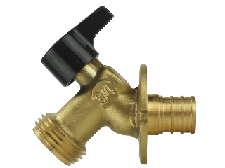 Quarter Turn Brass Sillcock, 3/4 In x 3/4 In