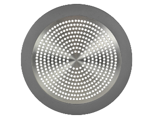 Brushed Nickel Finish Shower Strainer, 5-3/4 In
