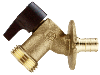Quarter Turn Brass Sillcock, 1/2 In x 3/4 In