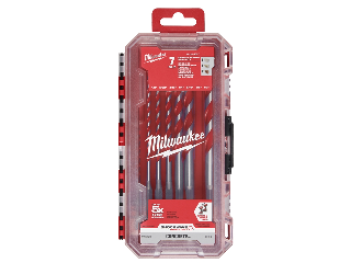 Milwaukee Shockwave Hammer Drill Bit Set, 7 Pc