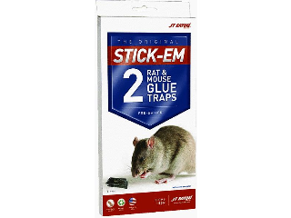 Stick-Em Rat and Mouse Glue Traps - 2 count