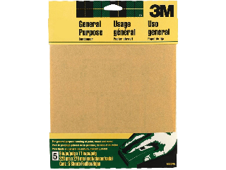 Aluminum Oxide Sand Paper 9 In x 11 In, 5 Pk (Grits)