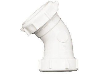 PVC Reducer Drain Pipe Elbow, 1 1/2 In