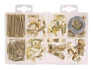 Steel Picture Hanger Fastener Assortment Kit