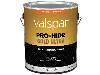 Valspar Pro-Hide Gold Semi Gloss Pastel Base Exterior House Paint (Sizes)