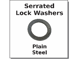Serrated Conical Lock Washer (Sizes)