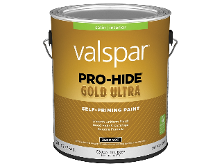 Valspar Pro-Hide Gold Ultra Latex Satin Tint Base Interior Wall Paint (Sizes)