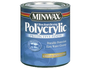 MINWAX Polycrylic Clear Semi-Gloss, Qt