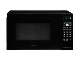 Danby Black Countertop Microwave 700 W, 0.7 Cu-Ft