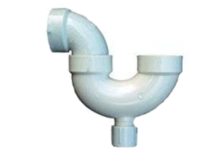 PVC - DWV P Trap With Cleanout, 2 In