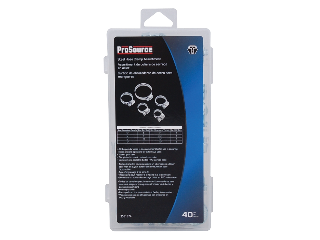 ProSource Hose Clamp Assortment, 40 Pc