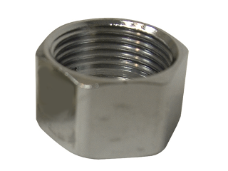 Chrome Plated Compression Nut, 3/8 In