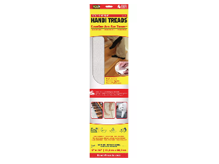 Clear Non-Slip Grit Treads, 4 Pk