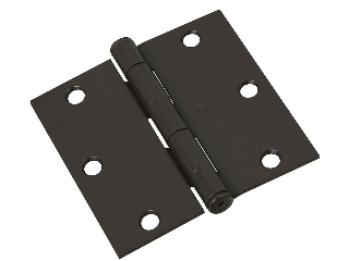 Square Corner #V512 Oil Rubbed Door Hinge, 3-1/2 In