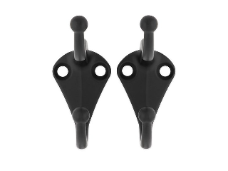 Coat & Hat Hook, V160, Matte Black