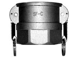Stainless Steel Cam & Groove Female Coupler x Female NPT (Sizes)