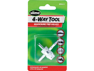 Tire Valve 4 Way Tool