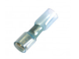 Blue Heat Shrinkable Quick Disconnect 16-14 Gauge Female, 15 Pk