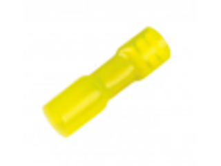 Yellow Heat Shrinkable Quick Disconnect 22-18 Gauge Male, 15 Pk