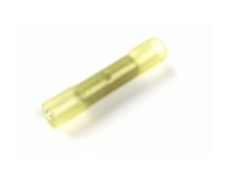 Yellow Heat Shrinkable Butt Connector 12-10 Gauge, 15 Pk