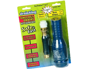 Drain King VIP1 Drain Opener Kit, For 1 In to 2 In Drain