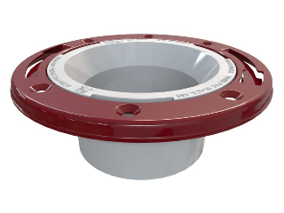 Oatey 43512 ABS Flange with Metal Ring 3-Inch or 4-Inch 