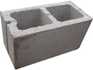 8" x 8" x 16" Lightweight Concrete Block