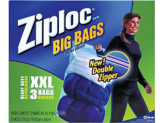 Ziploc Big Bag 20 Gallon XXL Storage Bags (3-Count) - Valu Home