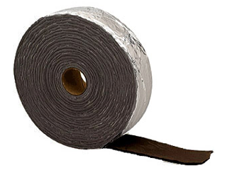 Adhesive Back Pipe Wrap, 1/8 In x 2 In x 30 Ft