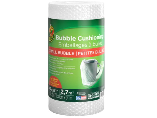 Duck Bubble Wrap, Clear 12 In (Lengths)