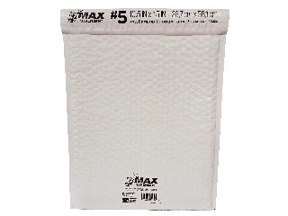 Duck Max Strength Bubble Mailer, White Self-Seal, 10 1/2 In x 15 In