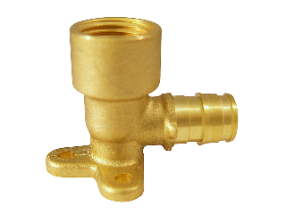 PEX-A Brass Drop Ear Elbow, (Sizez) FNPT