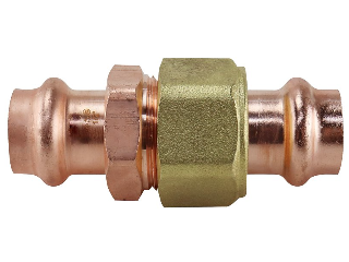 Copper Press Fit Union, 1/2 In