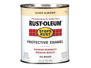 Rust-Oleum Enamel Paint Gloss Almond, 1 Qt