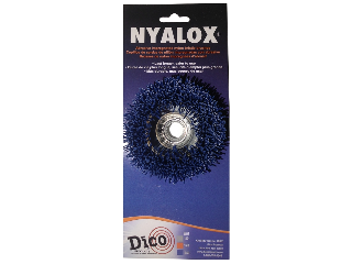Nyalox Fine Blue 240 Grit Cup Brush, 3 In