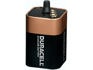 All Purpose Alkaline Size 6 Volt, Spring Top