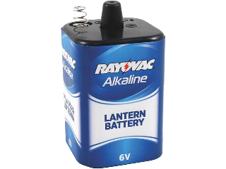 Spring Terminal Lantern Battery, 6 volt