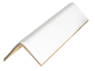 Pallet Edgeboard  White/Kraft Paperboard, 2 Ft x 2 Ft X 36 In