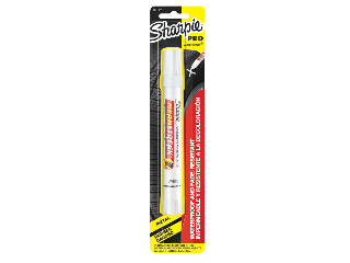 Sharpie Meanstreak White Permanent Marking Sticks (4-Pack) | Extra Bold Bullet Tip, 85018