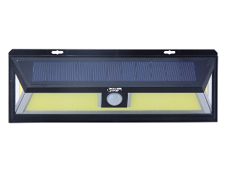 LED Solar Powered Motion Sensor Wall Light, 800 Lumens