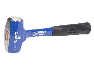 Double Face Drilling Hammer, Solid Steel, 3 Lb