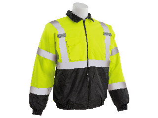 High Visibility Waterproof Bomber Jacket, Lime (Sizes)
