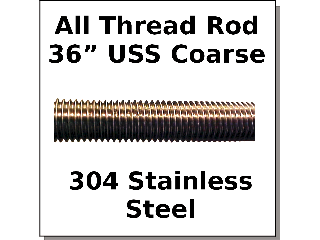 All Thread Rod 304 Stainless Steel