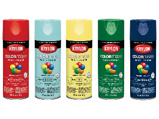 Krylon K05557007 COLORmaxx Spray Paint Satin Black 12 Ounce