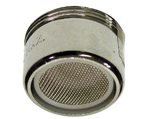 Water Saver Faucet Aerator, 15/16 In Male Thread