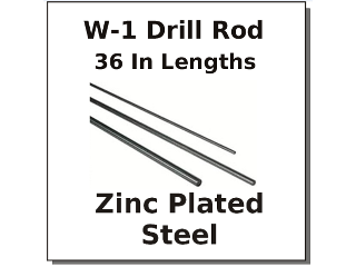 W-1 Drill Rod, 36 In (Sizes)