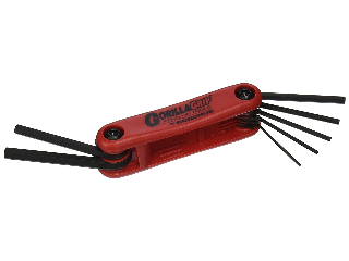 7 Piece Ergo Fold Metric Hex Key Set, 1.5 - 6 mm