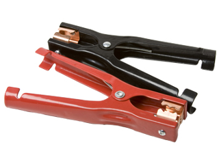 Heavy Duty Insulated Battery Charger Clamps, 400 Amp